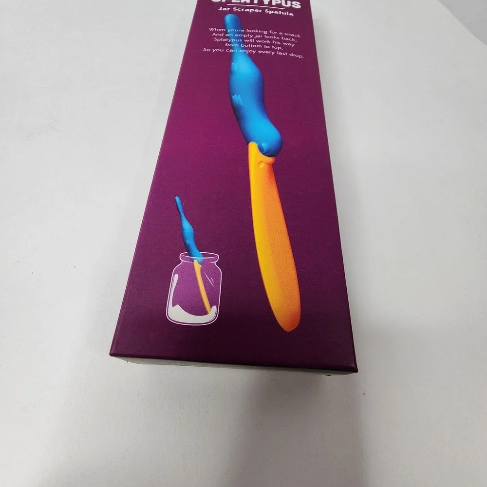 OTOTO Splatypus Jar Spatula for Scooping and Scraping - Splatypus, Blue